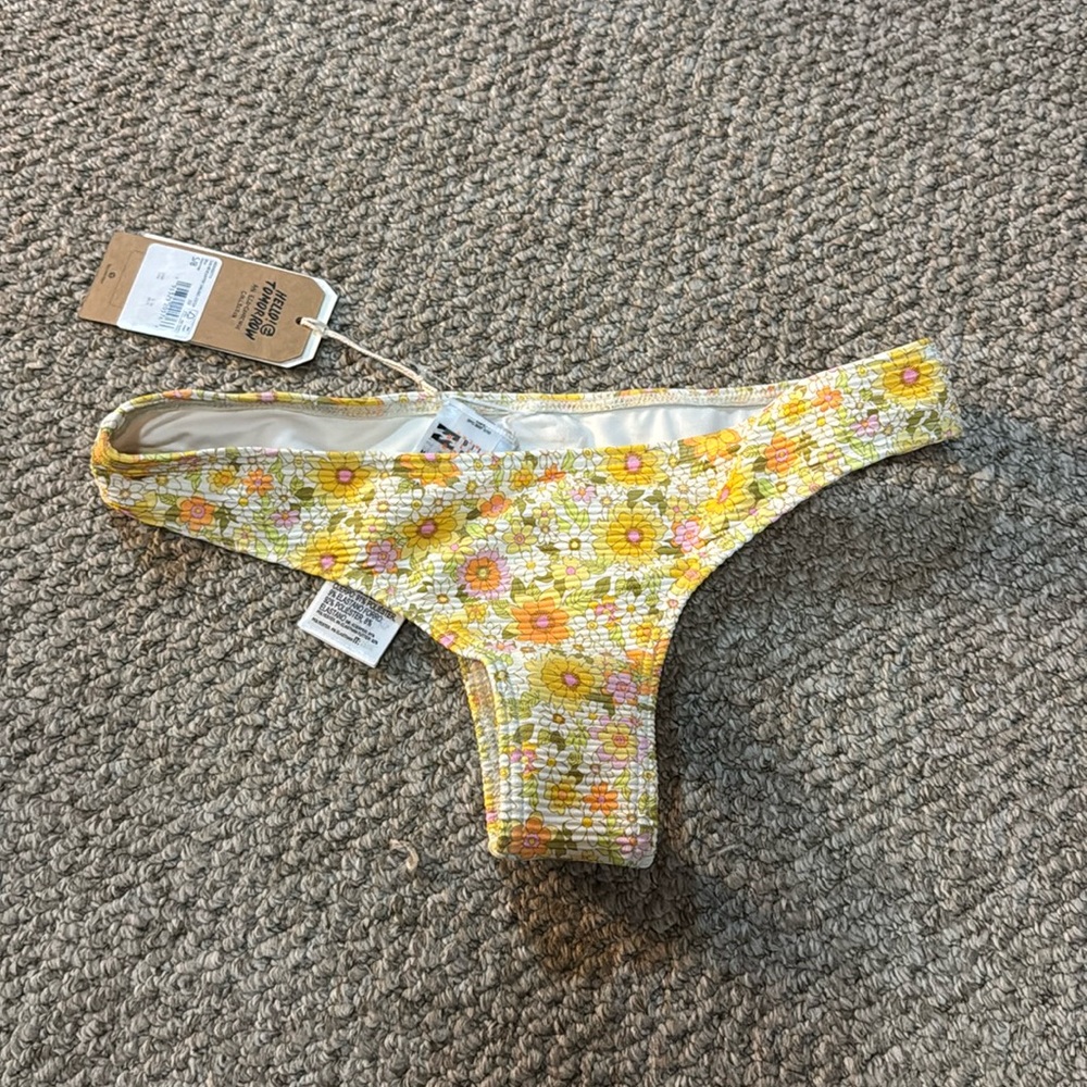 NWT Billabong Sun Worshipper Tanlines Bikini Bottoms